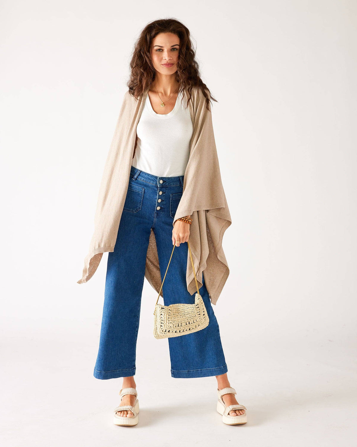Charleston Wrap, Mink (One Size) - MERSEA