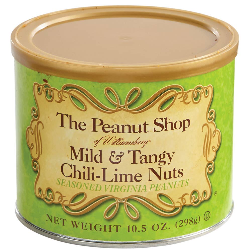 Chili Lime Seasoned Peanuts - The Peanut Shop of Williamsburg (10.5oz / 300g)