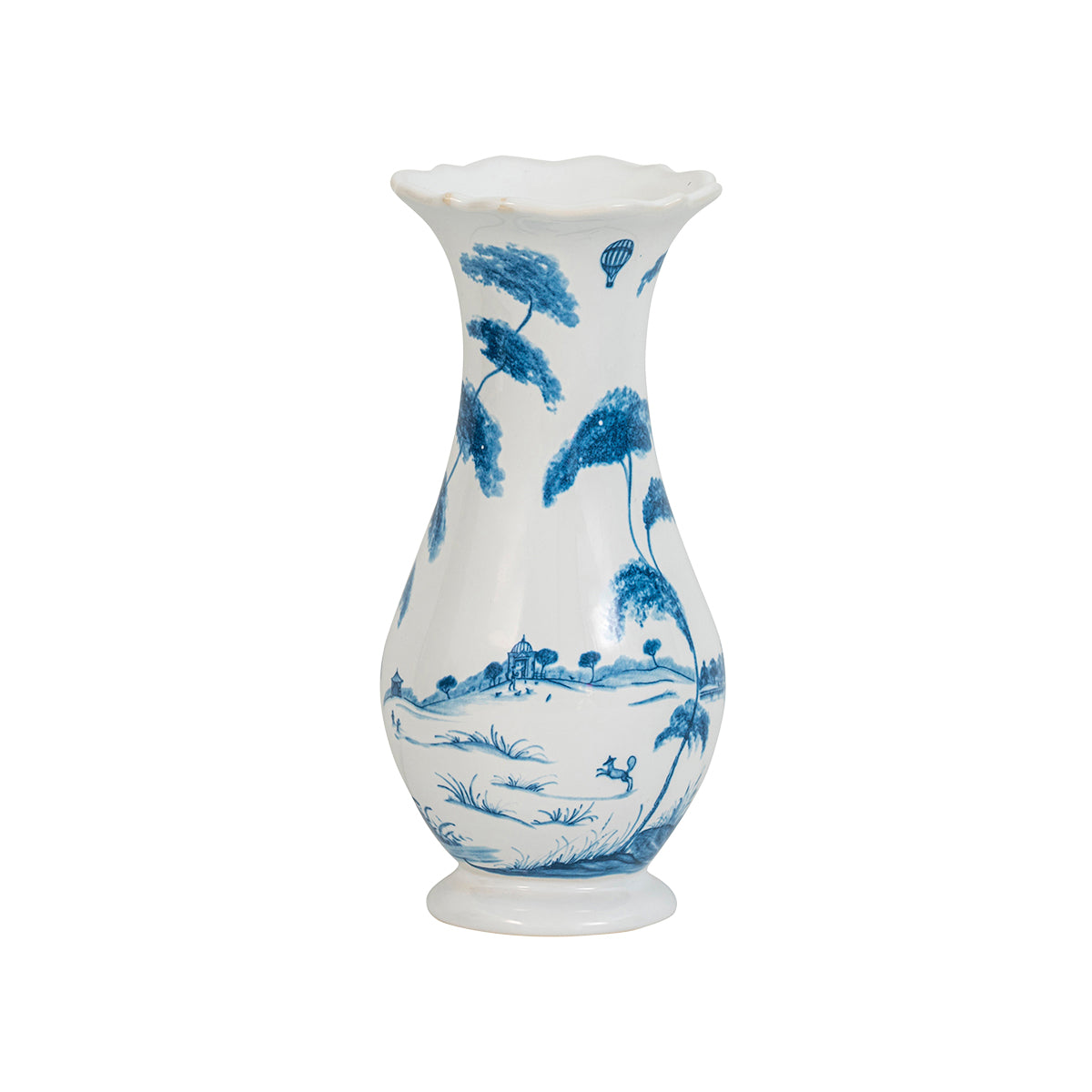 Country Estate 9" Vase - Delft Blue