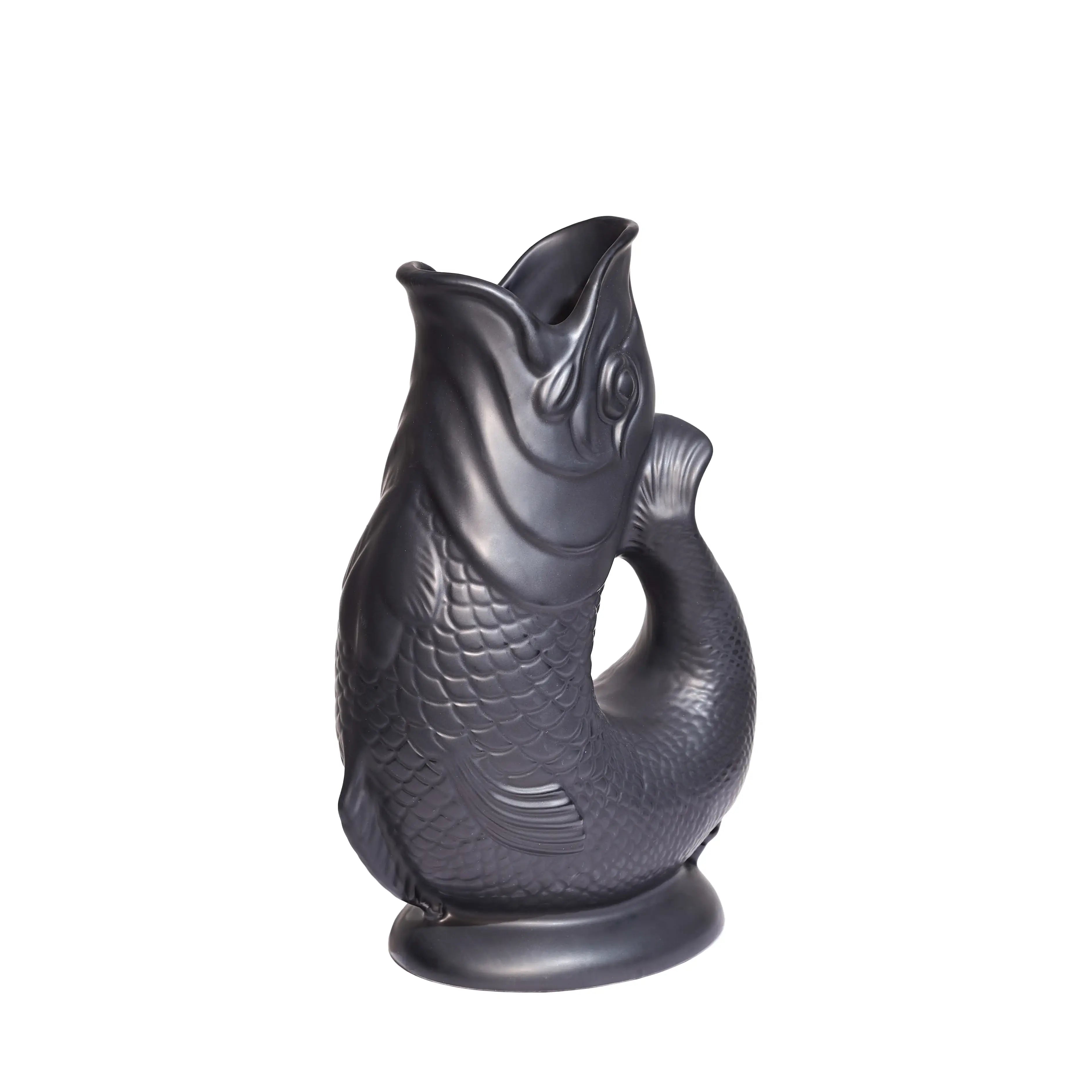 Matte Black Gluggle Jug (XL)