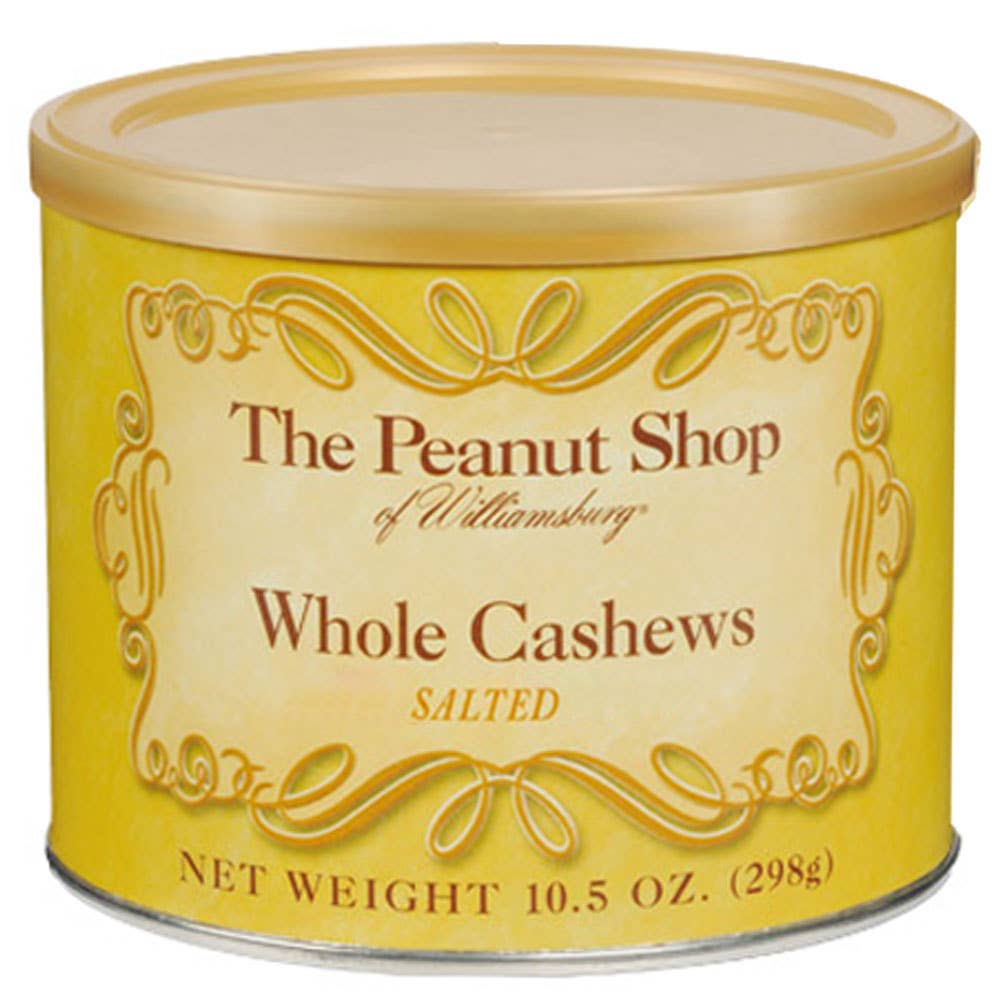 Salted Cashews - The Peanut Shop of Williamsburg (10.5oz / 300g)