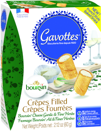 Savory Crepes, Boursin - Gavottes