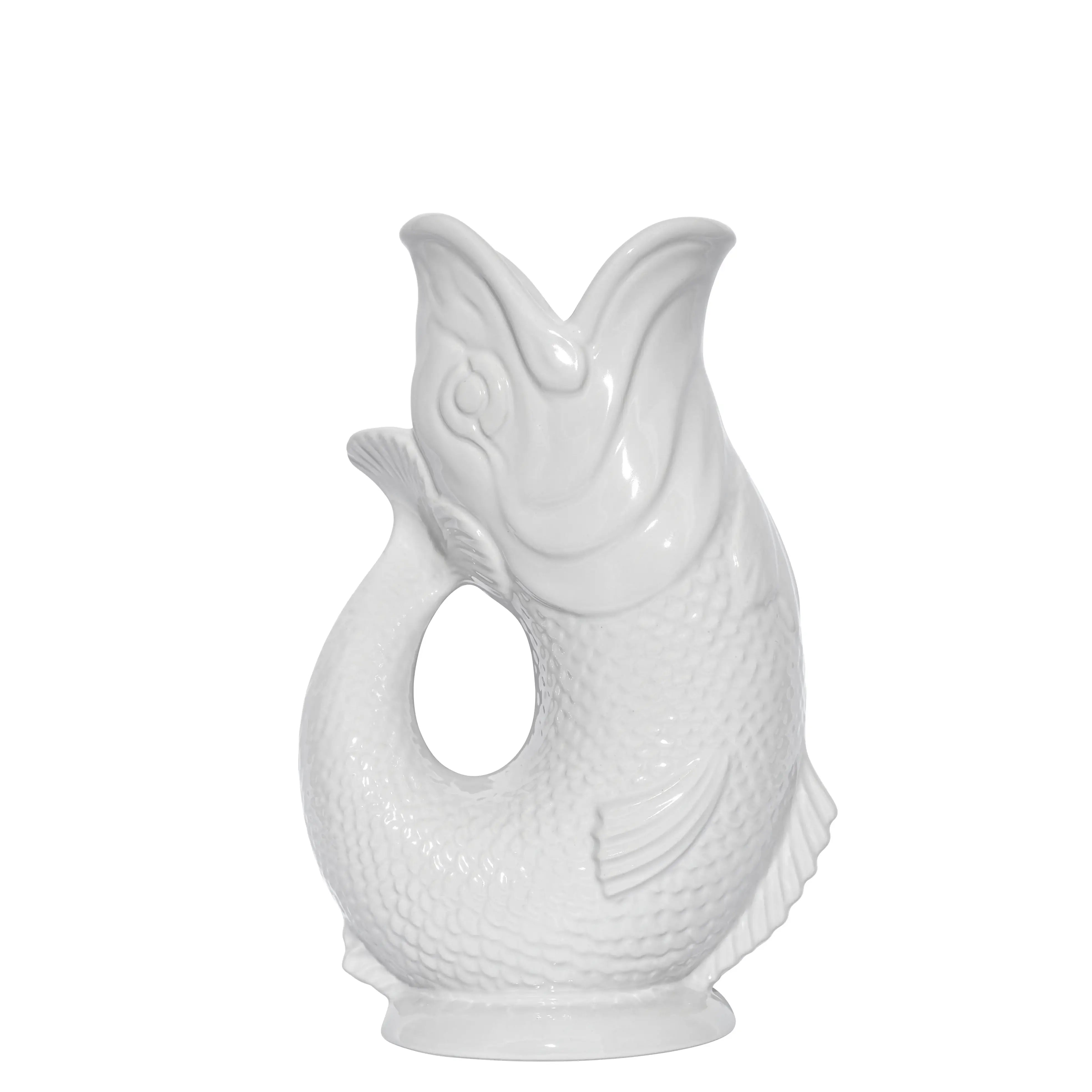 White Gluggle Jug (XL)