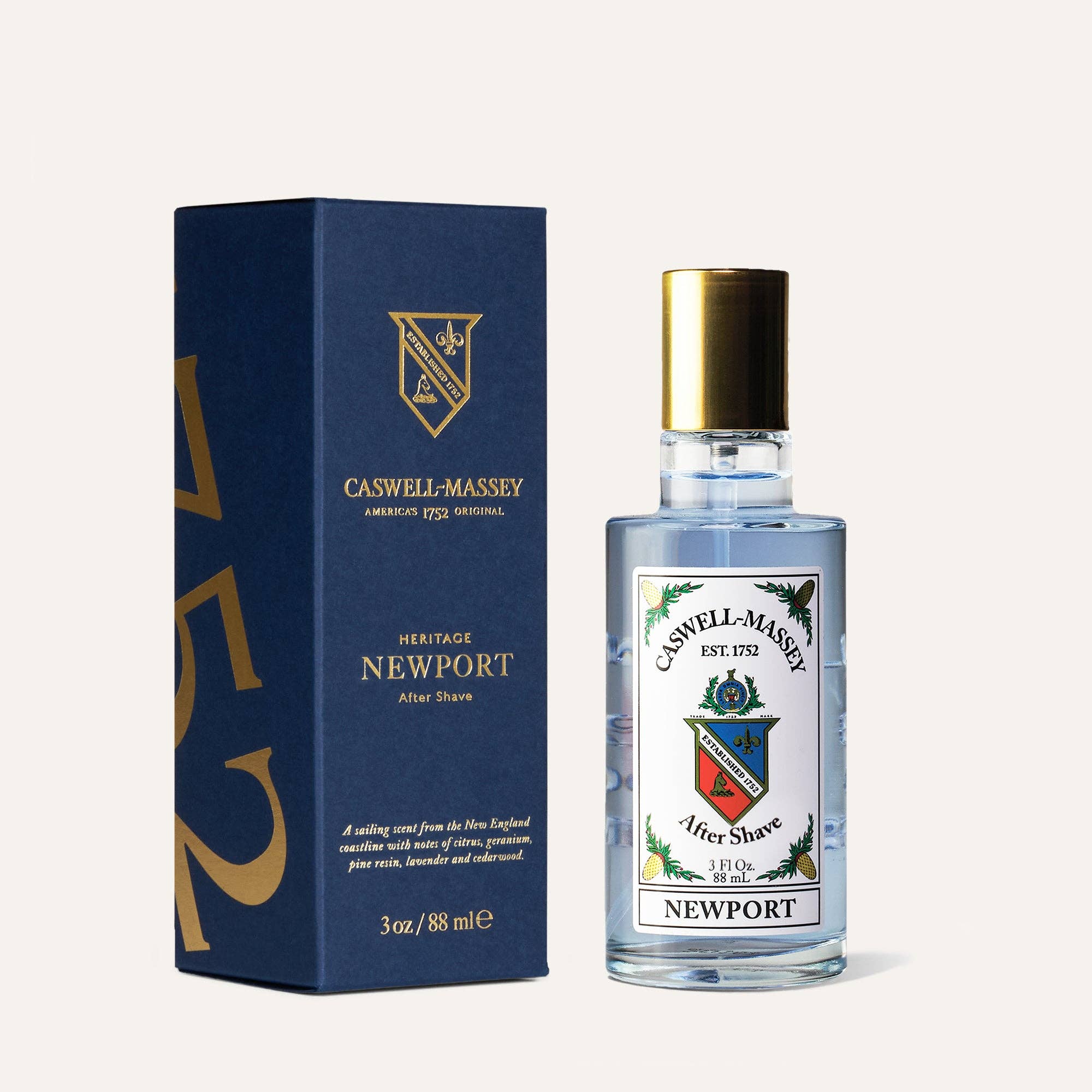 Newport Aftershave - Caswell-Massey (3.0oz / 88ml)