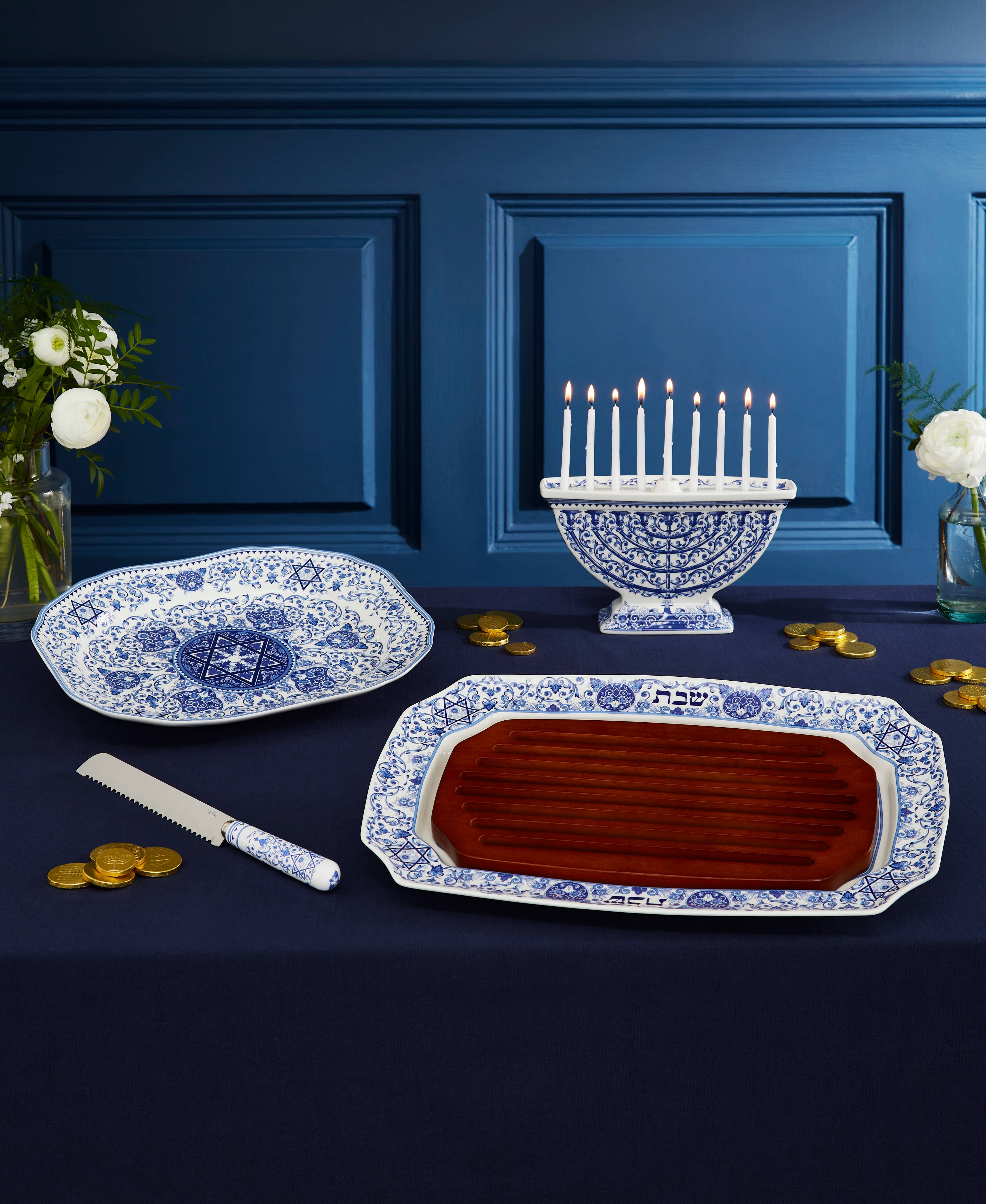 Judaica Menorah - Spode