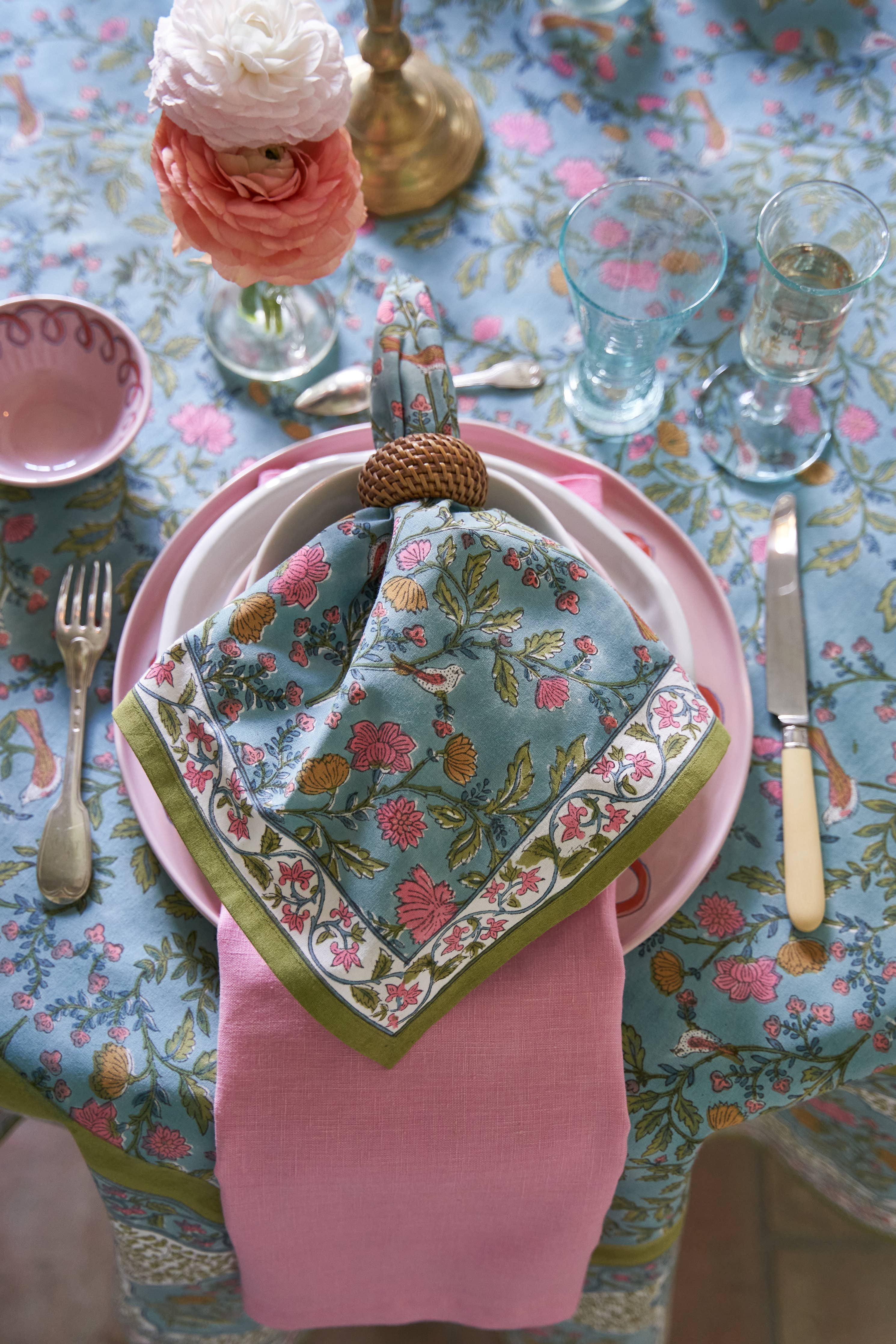 Giverny Multi Dinner Napkins, Set of 4