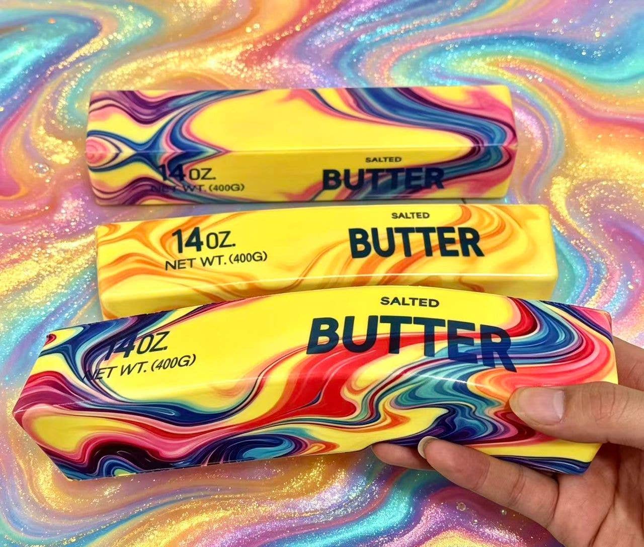 Jumbo Tie-Dye Butter Squishy
