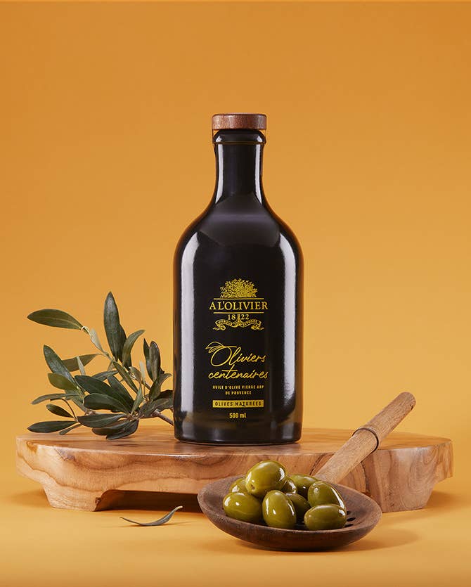 Century-Old Trees Extra-Virgin Olive Oil with Gift Box - A L'Olivier (17oz / 500ml)