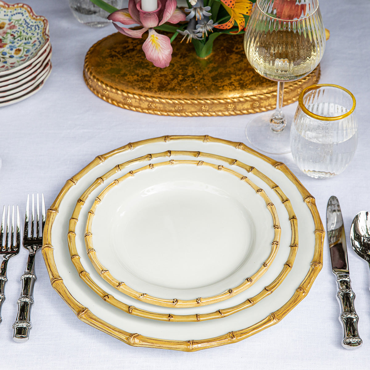 Bamboo Dessert/Salad Plate - Natural