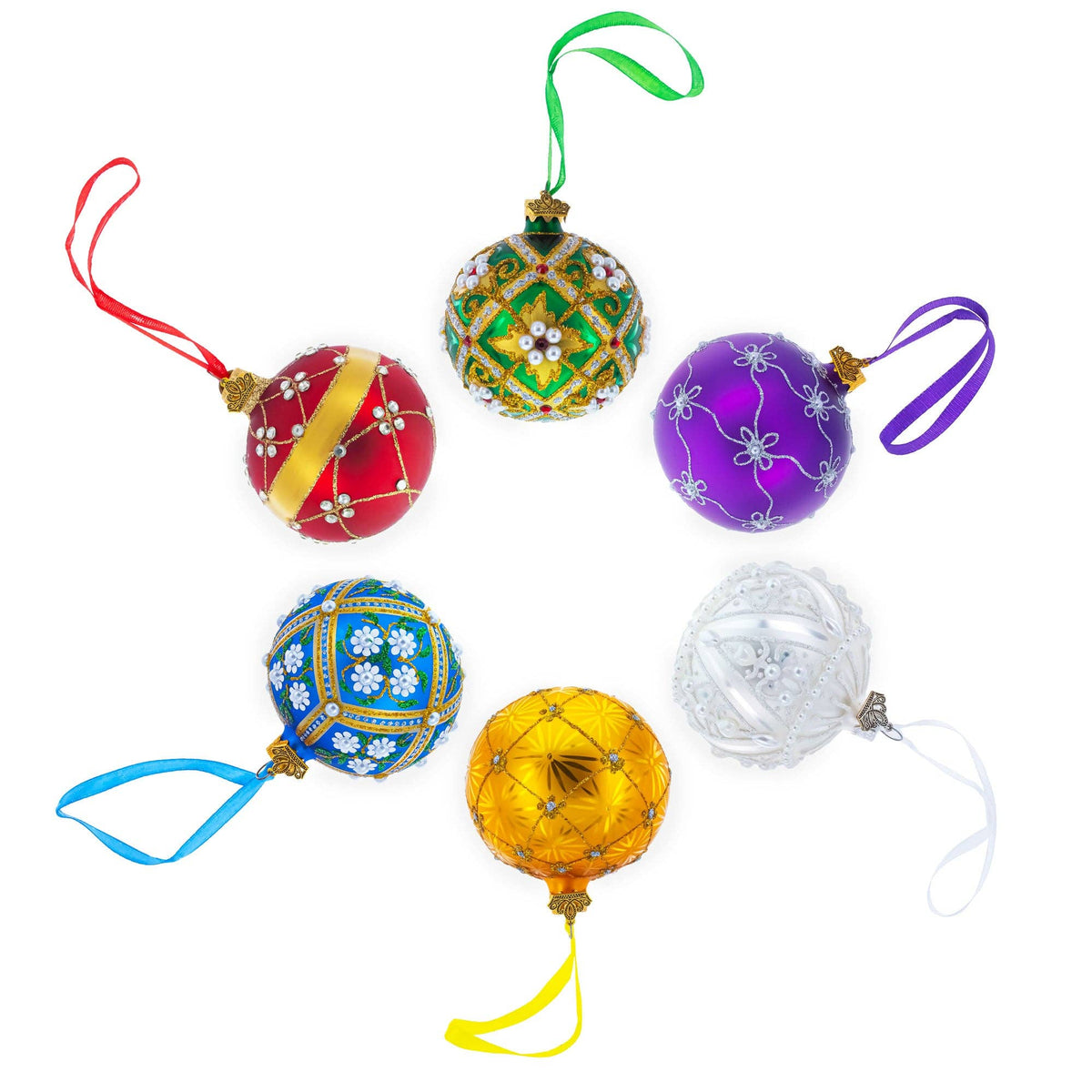 Eiffel Tower Glass Ornament (3.25in)