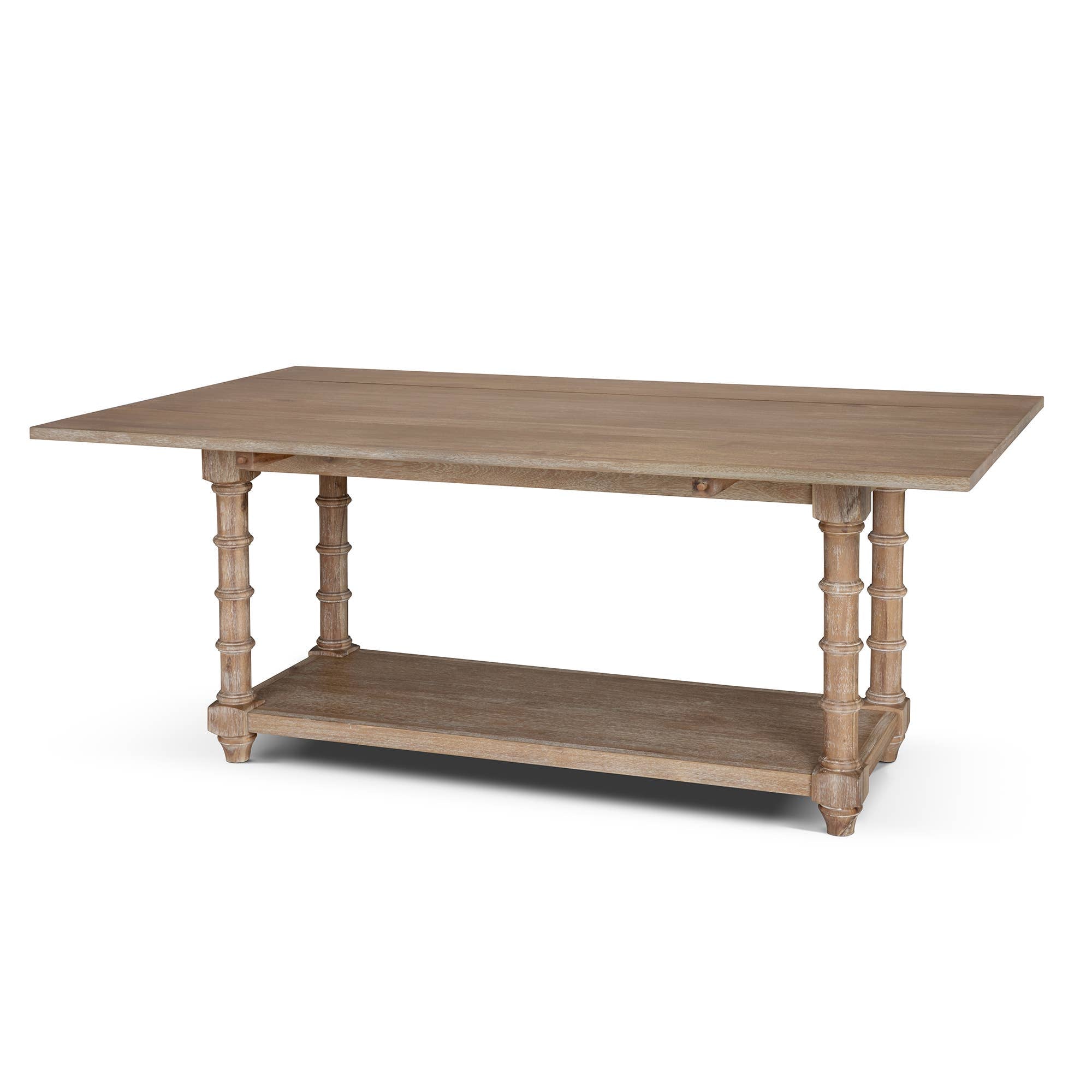 Bimini Drop Leaf Table, Driftwood - Park Hill Collection