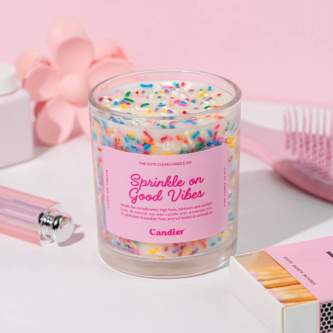 Candle, Sprinkle Good Vibes - Candier