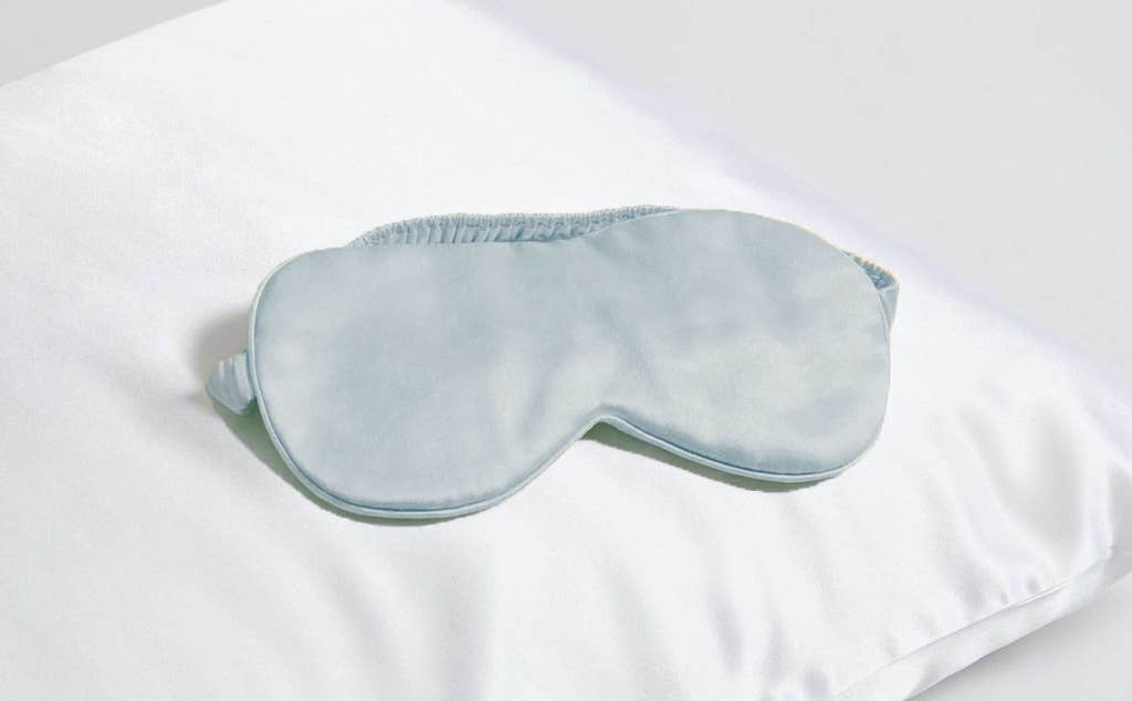 Beige Eucalyptus Silk Sleep Mask