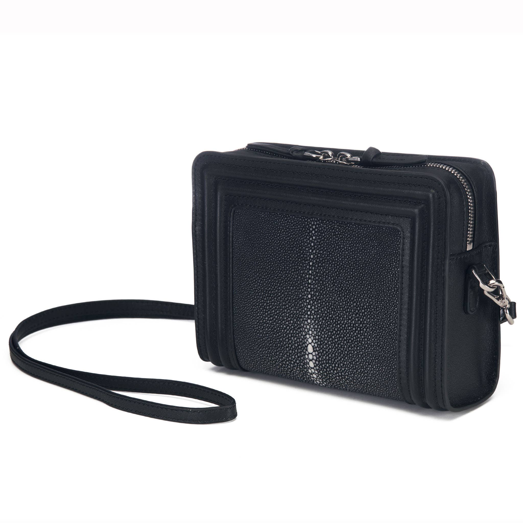 Blue & Gray Nora Zip Cross Body - Vivo