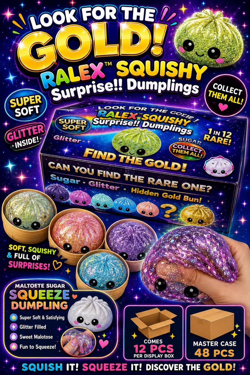 Maltose Squishy Surprise Dumplings