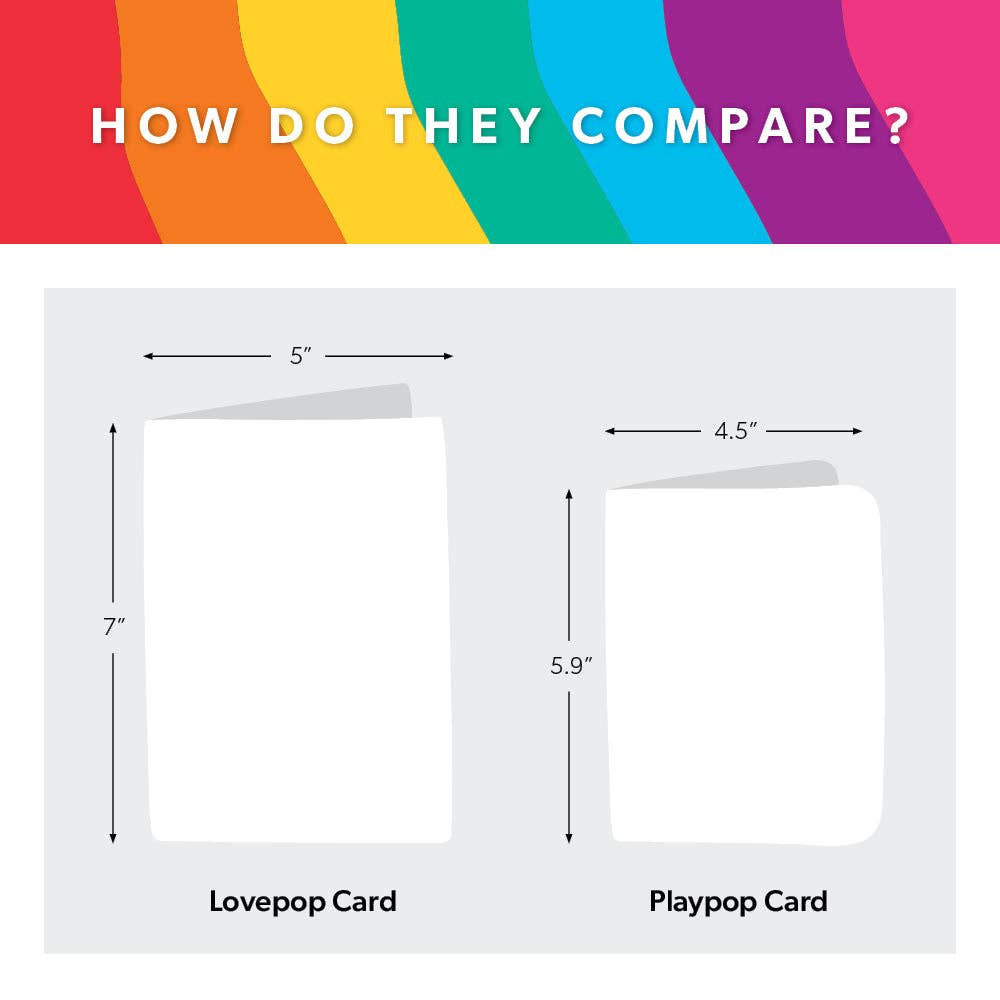 Playpop Card 4.5in x 5.9in T-Rex Birthday, Pop-Up Card