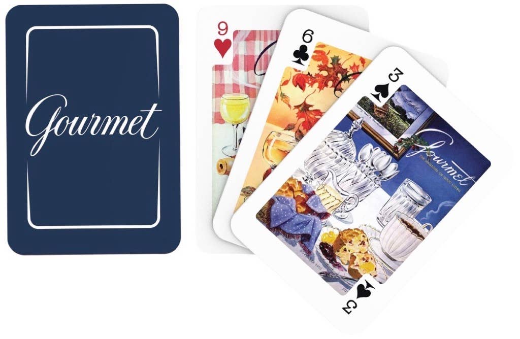 Gourmet Playing Cards, Single Standard Deck - New York Puzzle Co.