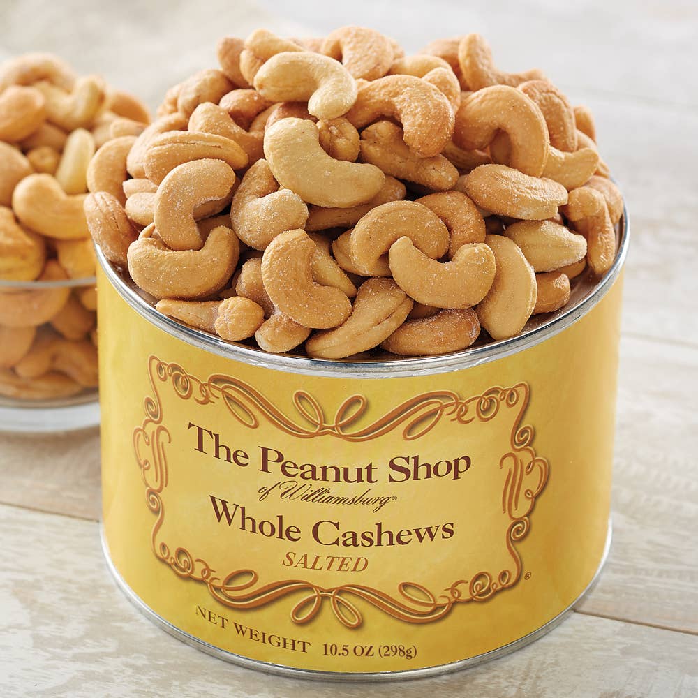 Salted Cashews - The Peanut Shop of Williamsburg (10.5oz / 300g)