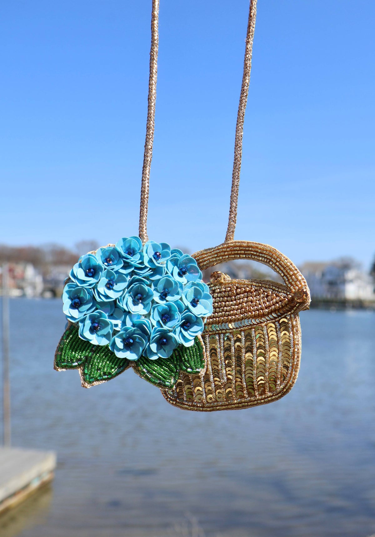 The Hydrangea Bag Charm