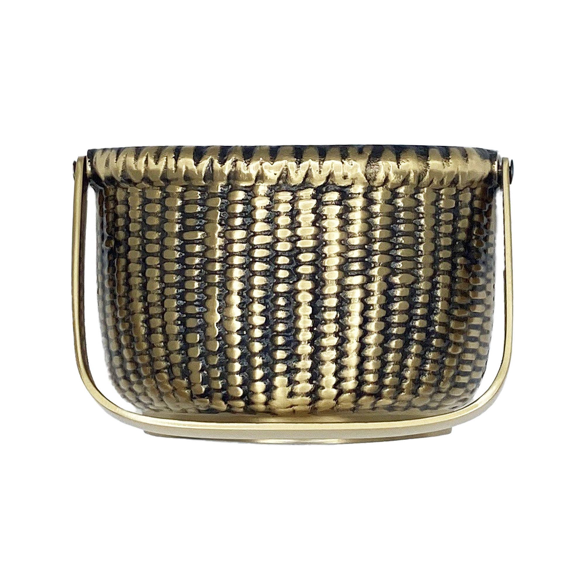 Nantucket Basket Brass Door Knocker - Michael Healy Designs