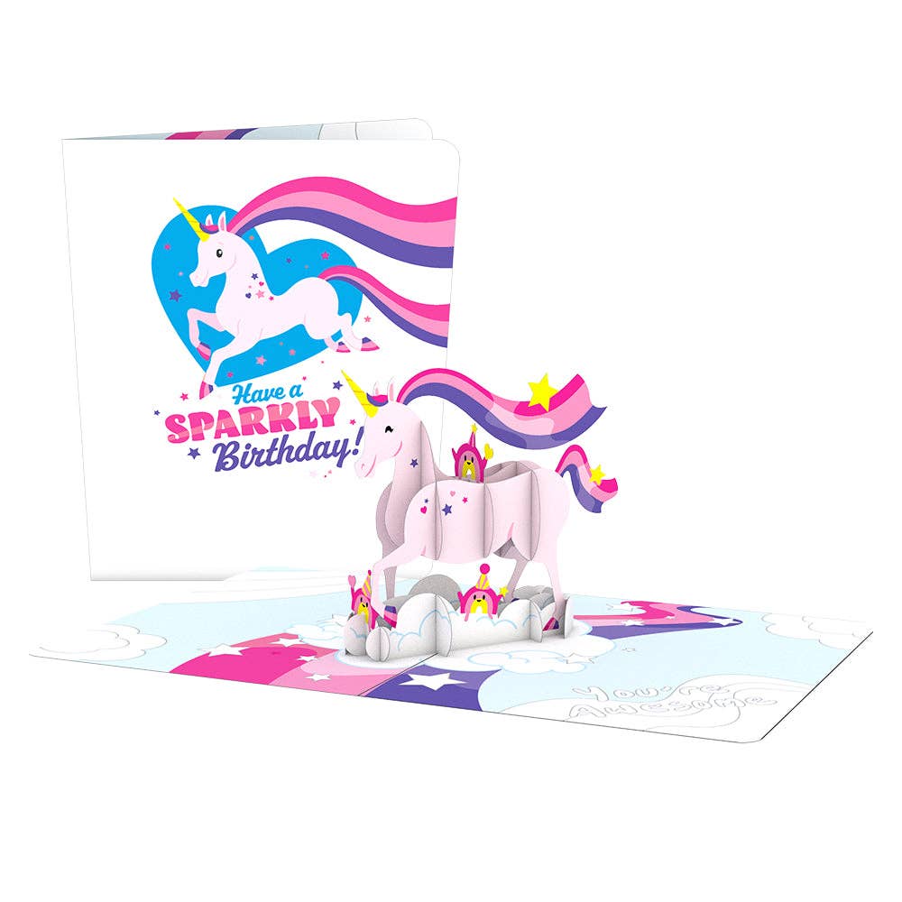 Playpop Card Awesome Unicorn, 4.5in x5.9in Birthday Card