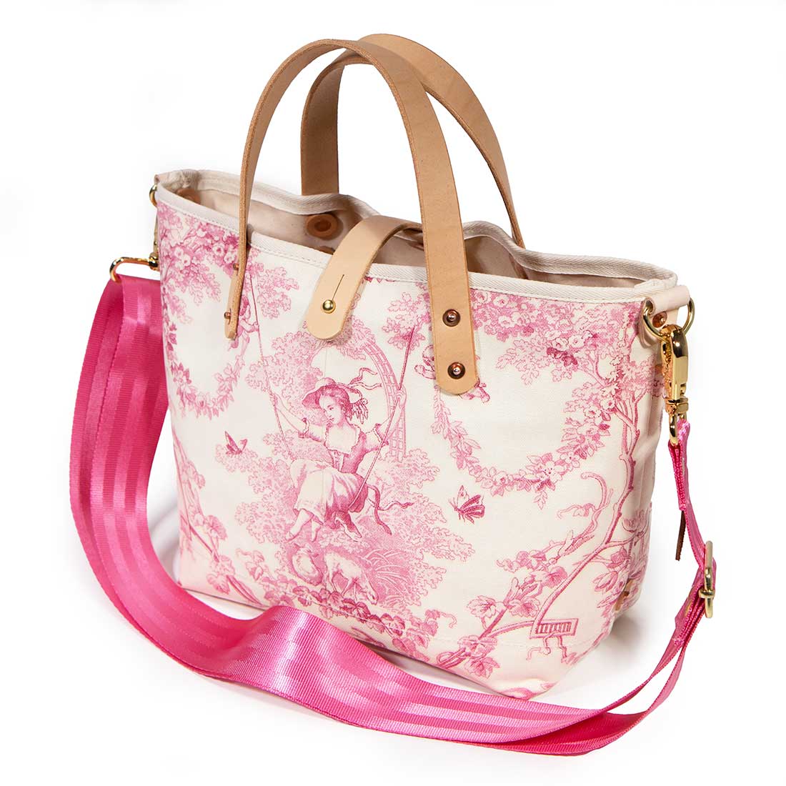 French Rose Toile Mini Tote - General Knot & Co.