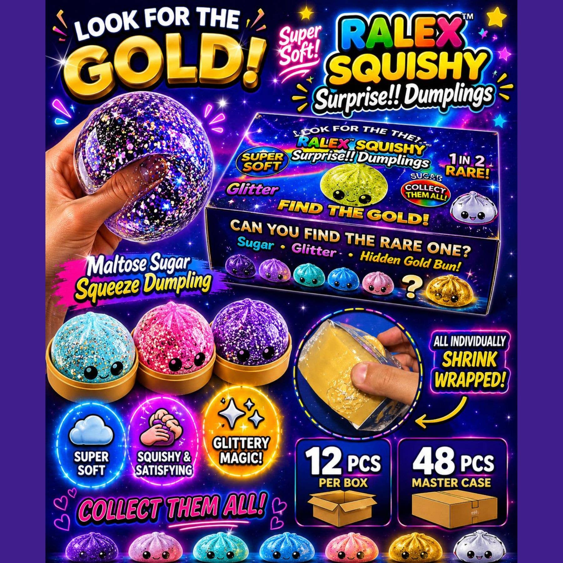 Maltose Squishy Surprise Dumplings
