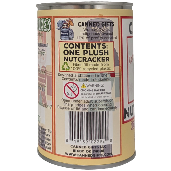 Cornelius the Canned Nutcracker, Foil Lid