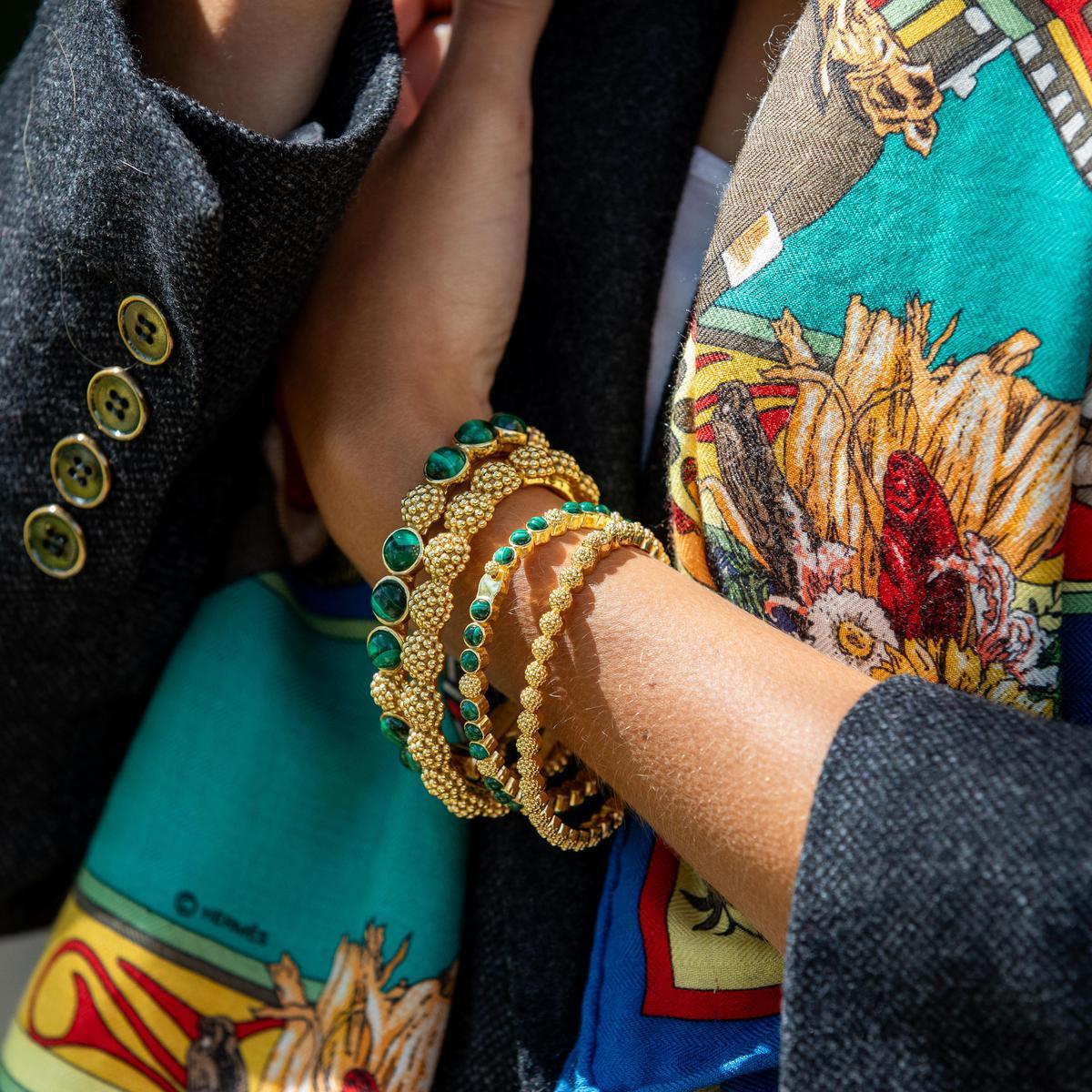 Berry Eternity Petite Hinged Bangle, Small - Capucine de Wulf