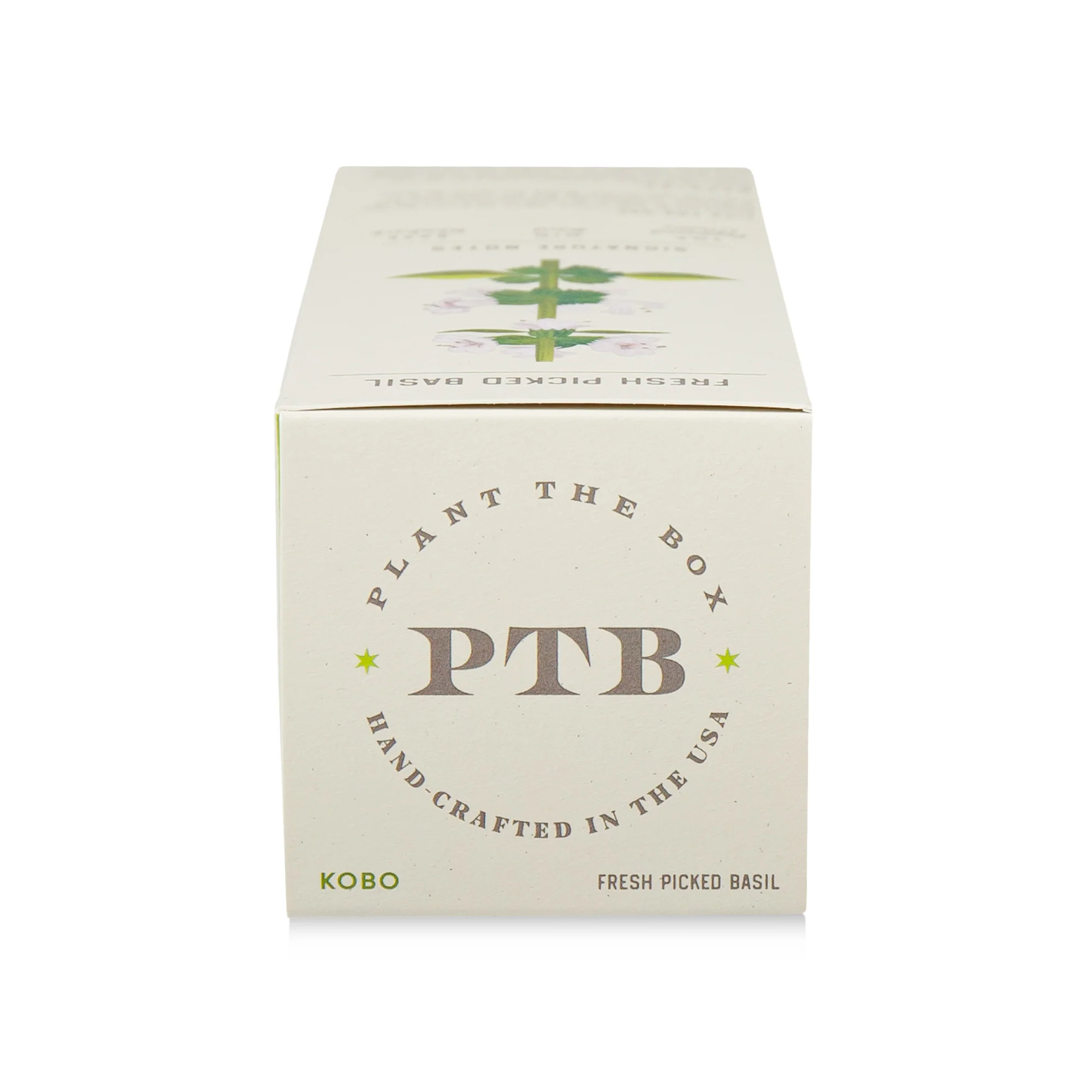 Fresh Picked Basil Diffuser, Plant The Box Collection - KOBO Candles (4oz)