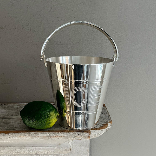 Ice 'ICE' Pail - Hôtel Private Label (5in h x 5in dia, top)