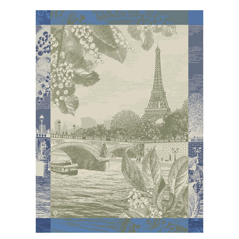 Tea Towel Paris Sur Seine - Le Jacquard Français (24in x 31in)