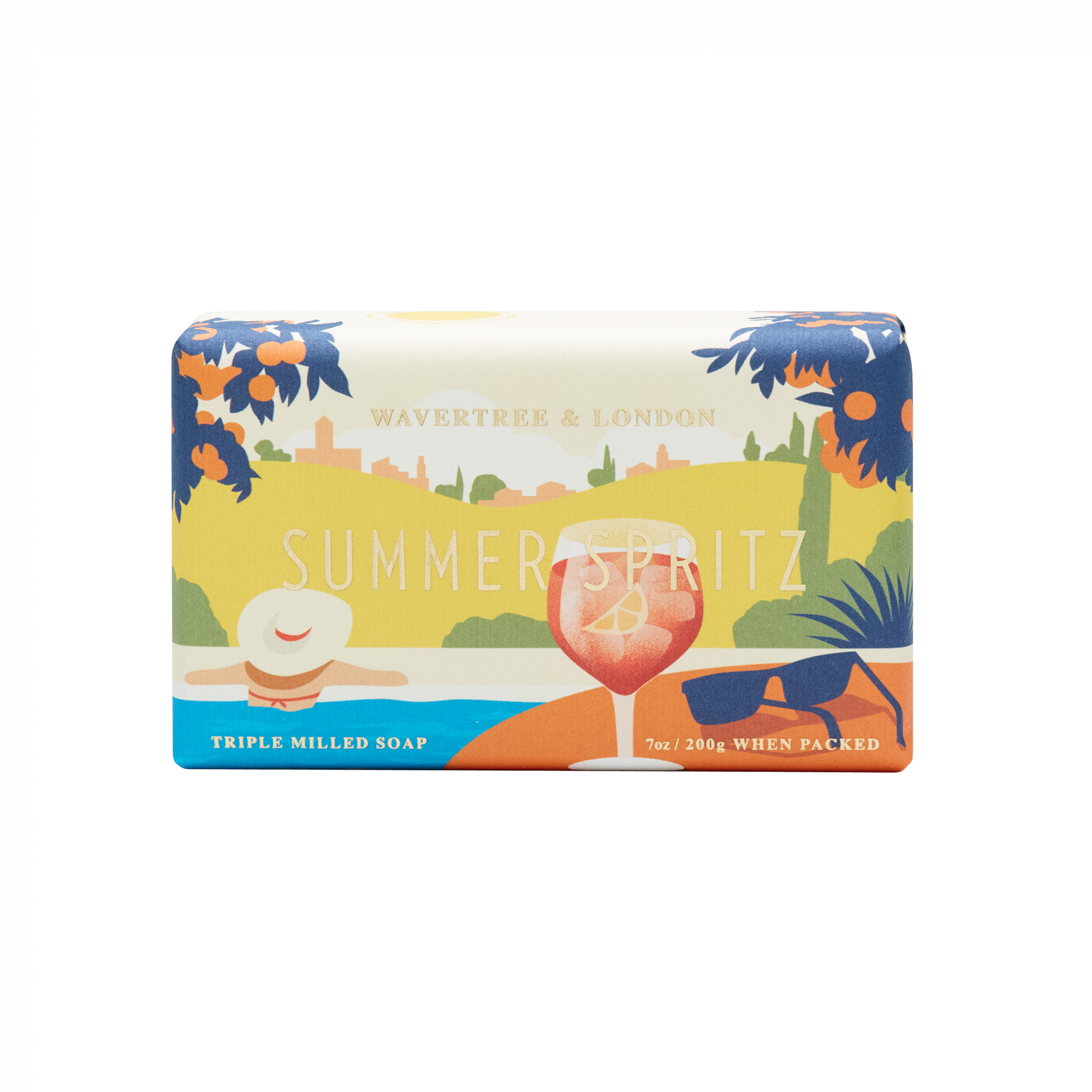 Soap Bar, Summer Spritz - Wavertree & London (7oz / 200g)