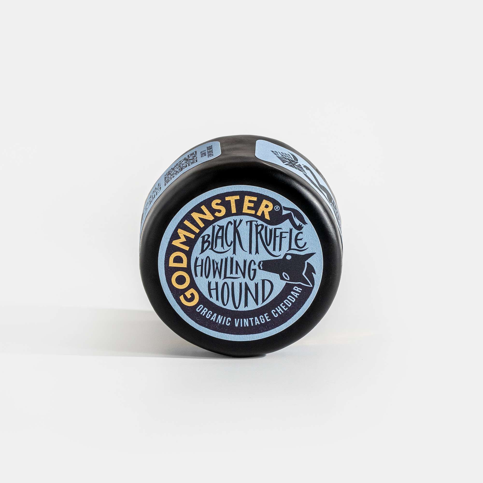 Howling Hound Black Truffle Cheese Rounds - Godminster (5.3oz / 150g)