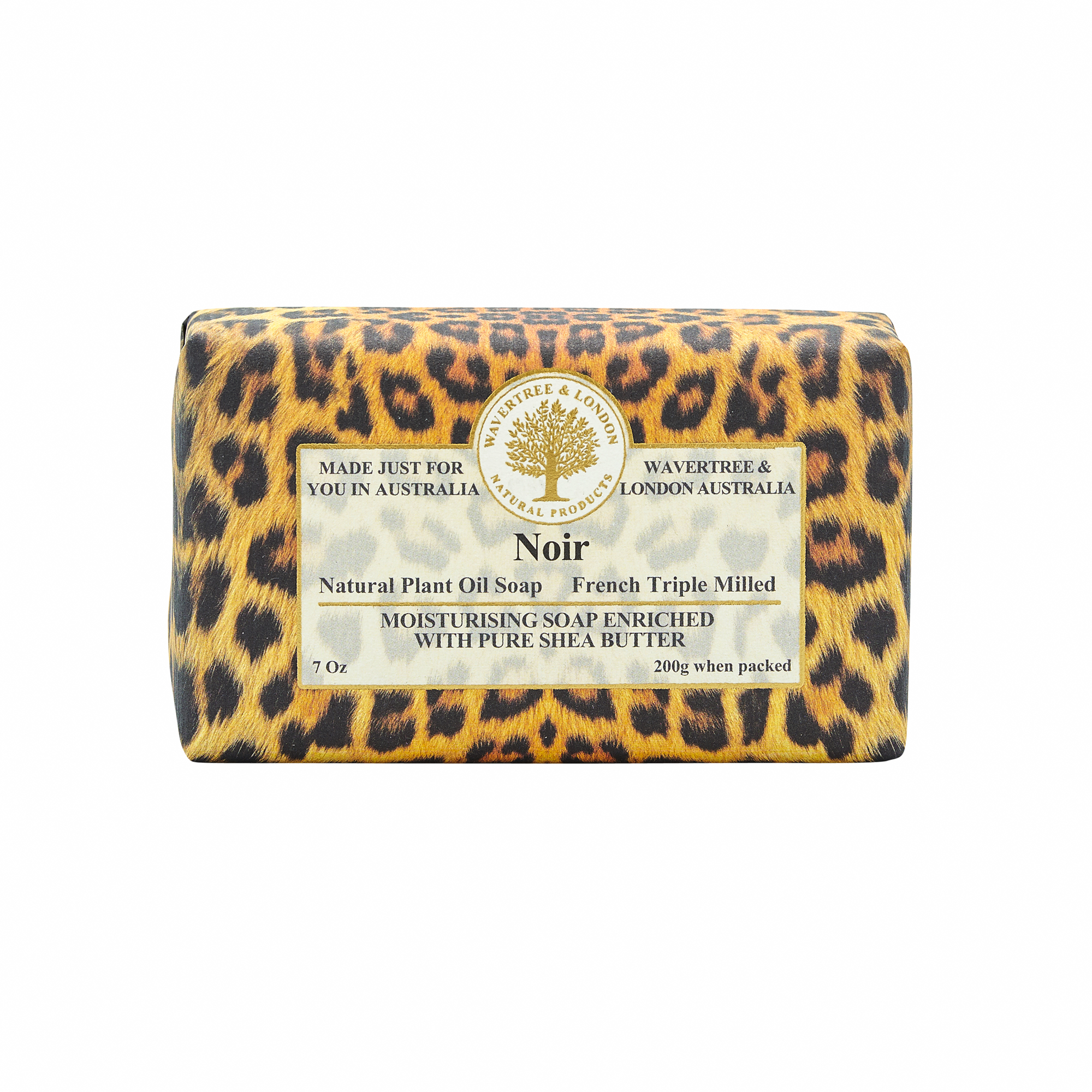 Soap Bar, Noir - Wavertree & London (7oz / 200g)