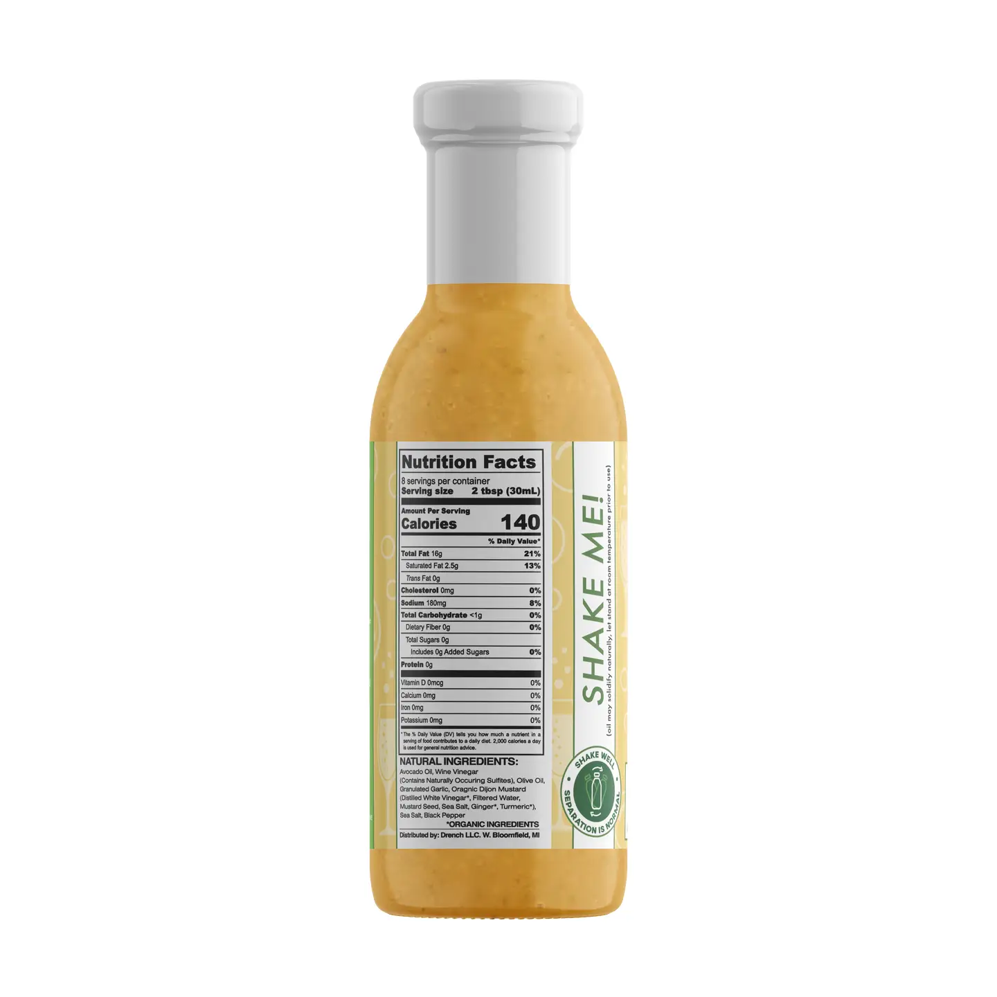 Champagne Vinaigrette Dressing & Marinade - Drench (8oz / 256ml)