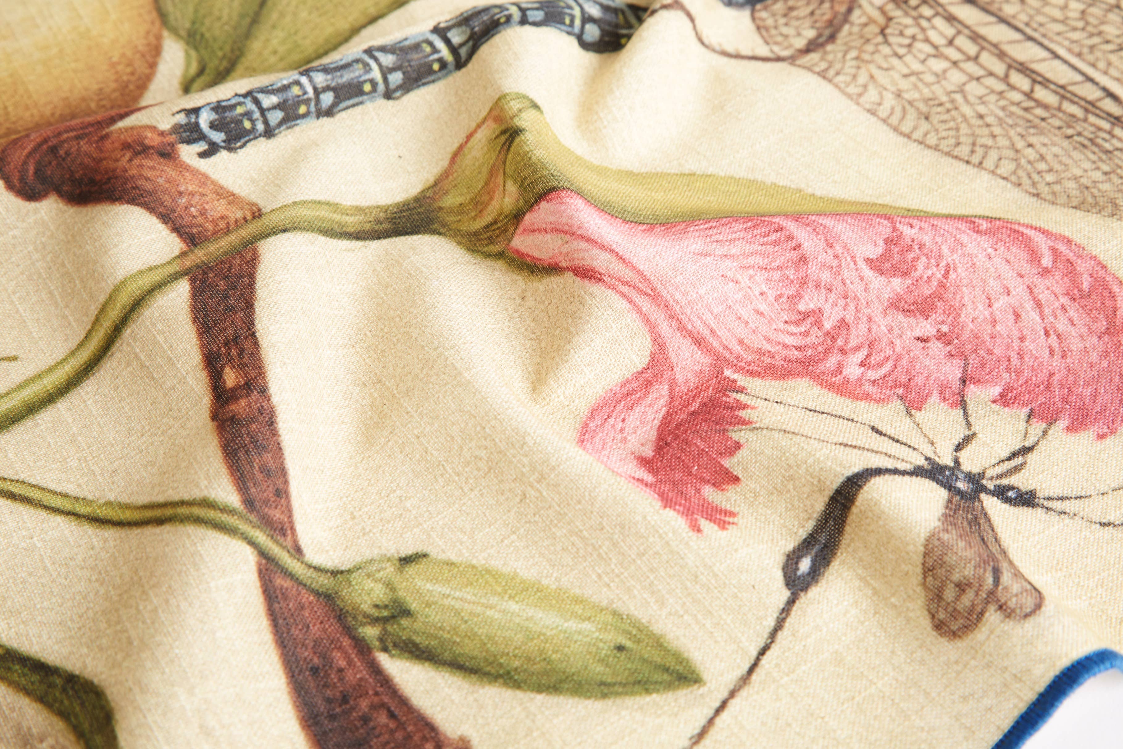 Botanical Dinner Napkins, Set of 4 - Siren Song (20in sq)