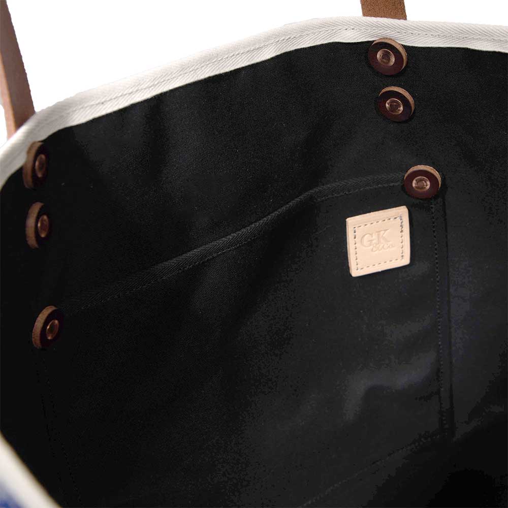 Sapphire Toile All-Day Tote - General Knot & Co.