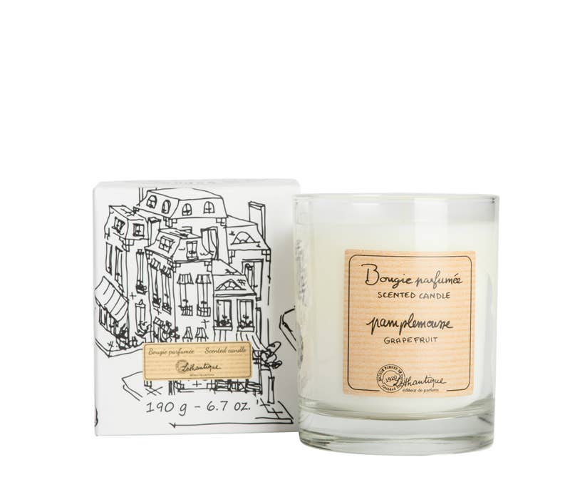 Candle, Grapefruit Scented - Lothantique (6.7oz / 190g)