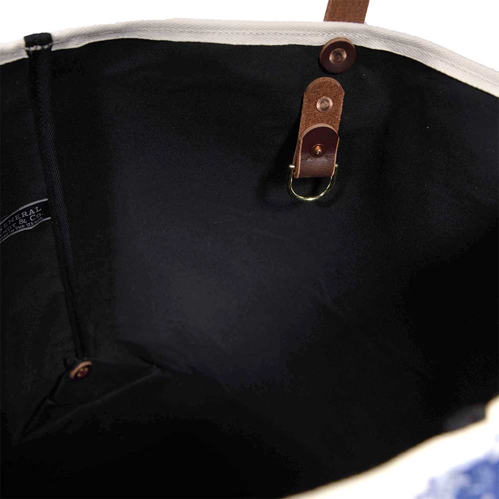 Sapphire Toile All-Day Tote - General Knot & Co.