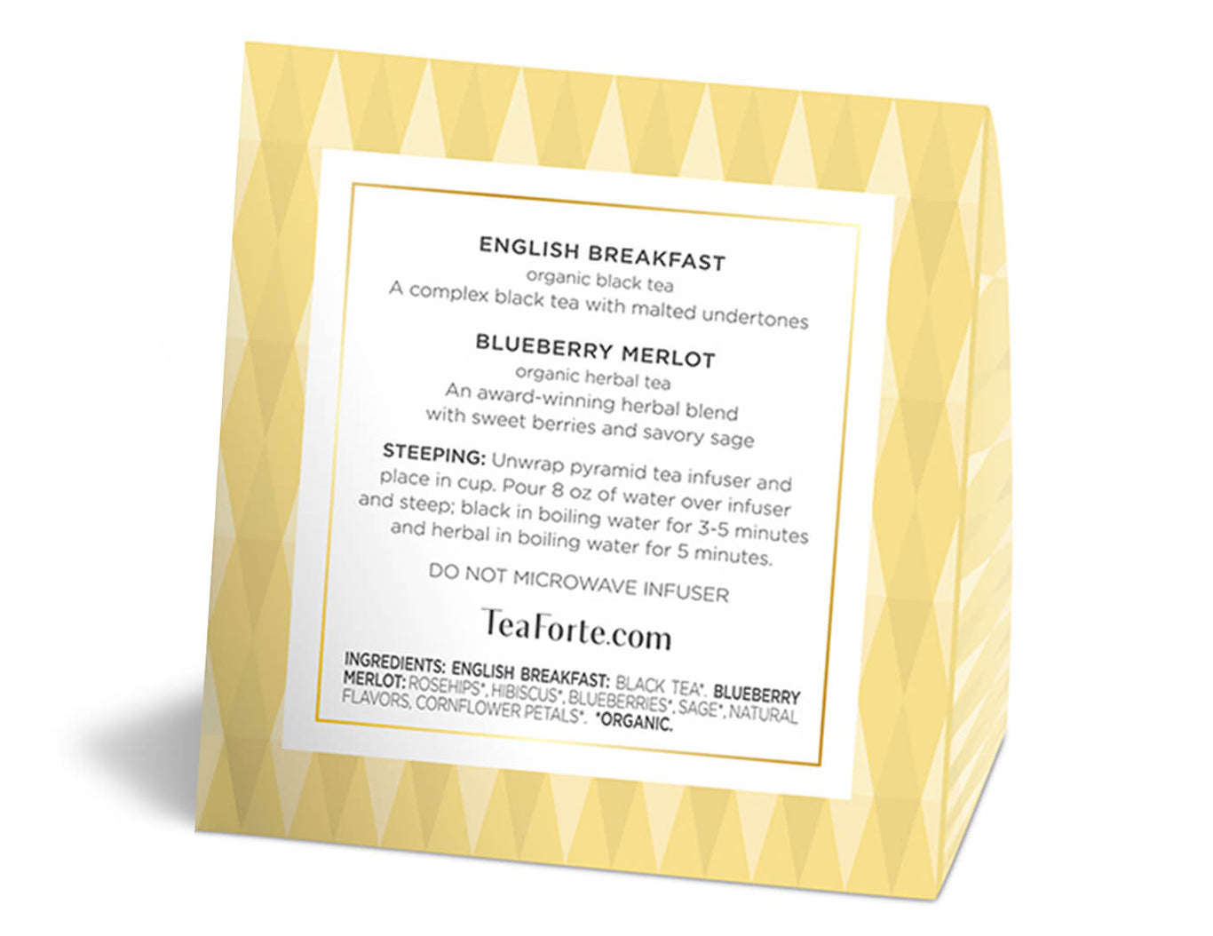 Tea Tasting Assortment Duo - Tea Forte (0.3oz / 7g)