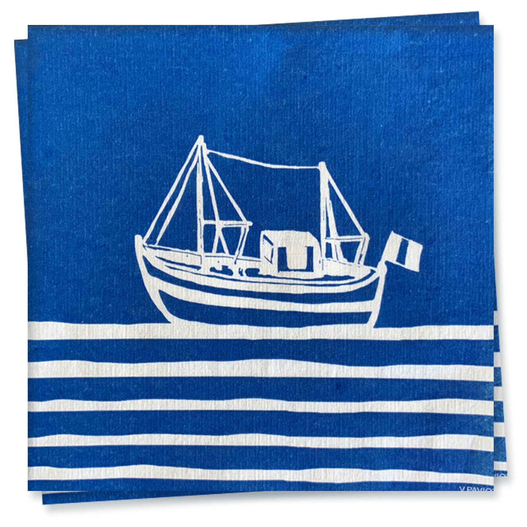 Dinner Napkin, Chalutier - Françoise Paviot