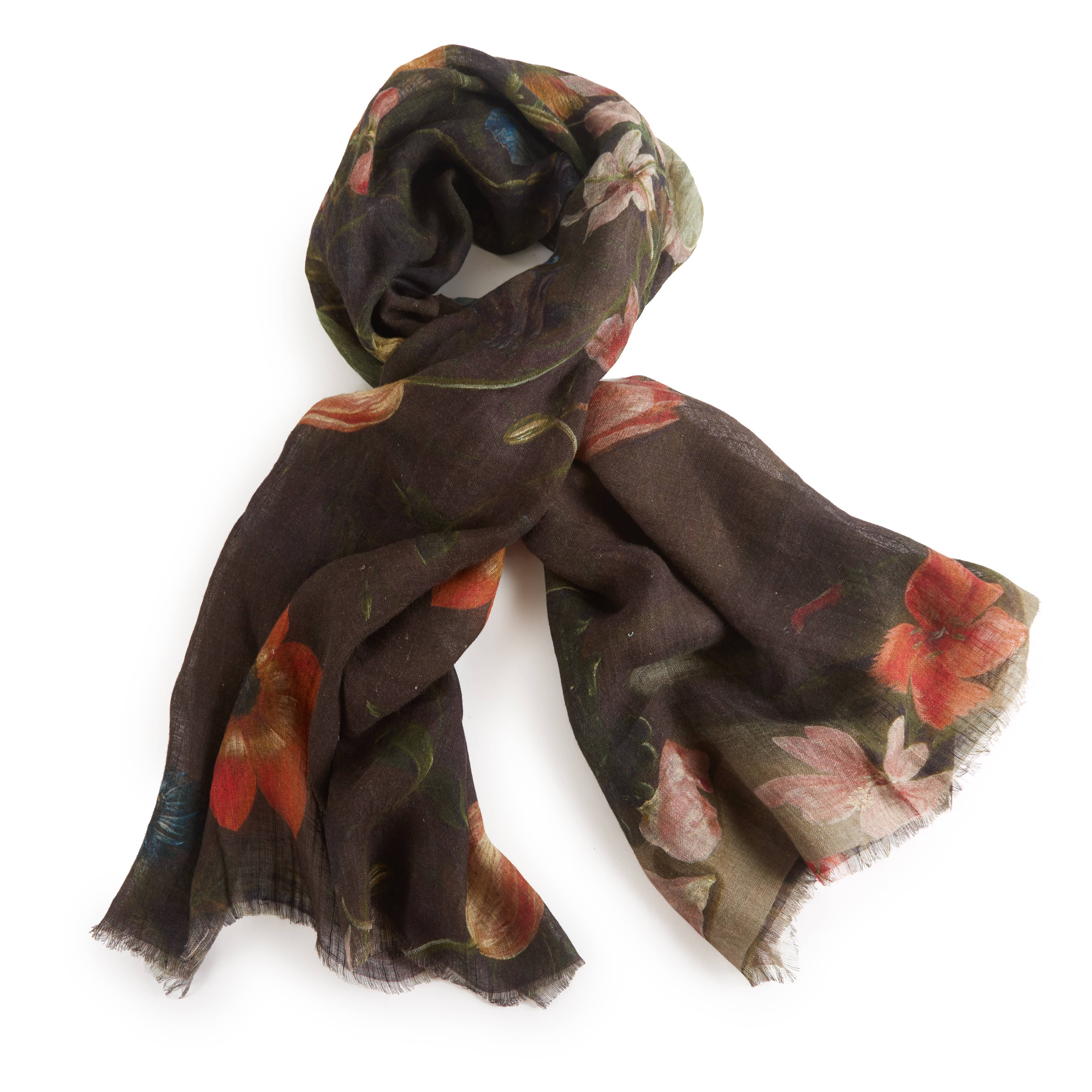 Antwerp Linen Shawl - Siren Song (40in x 80in)