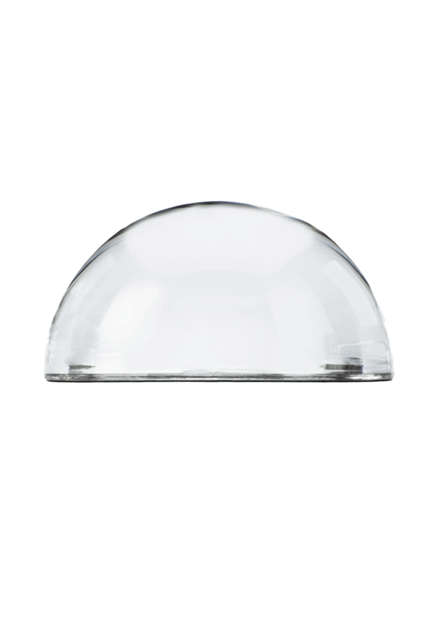 Vintage Crown Crystal Dome Paperweight (3.75in dia)