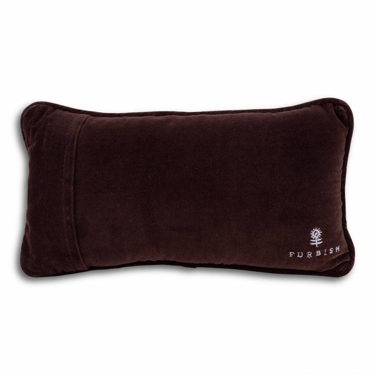 Pillow, 'Devil Wears Vodka' Needlepoint - Furbish Studio (8in x 14in)