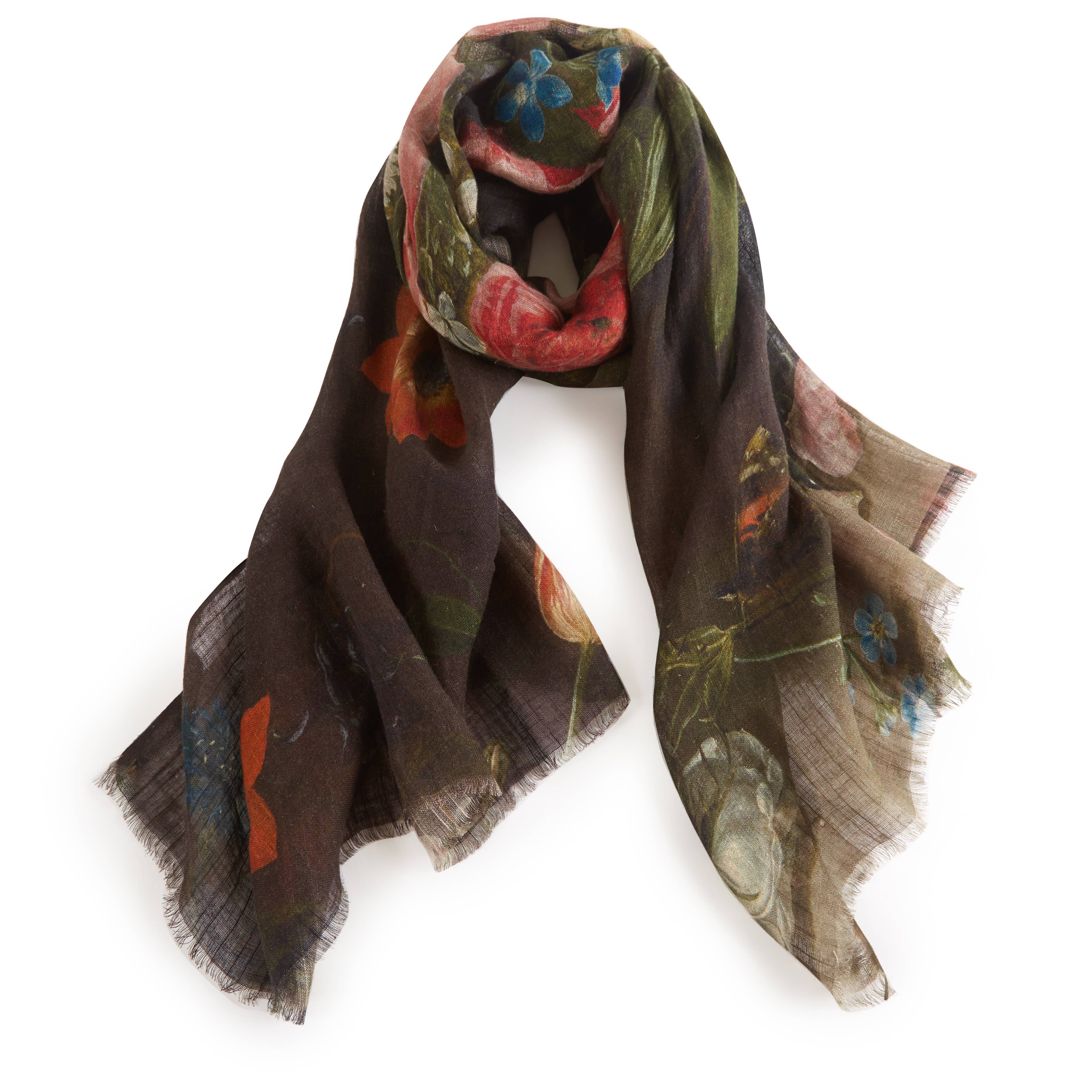 Antwerp Linen Shawl - Siren Song (40in x 80in)