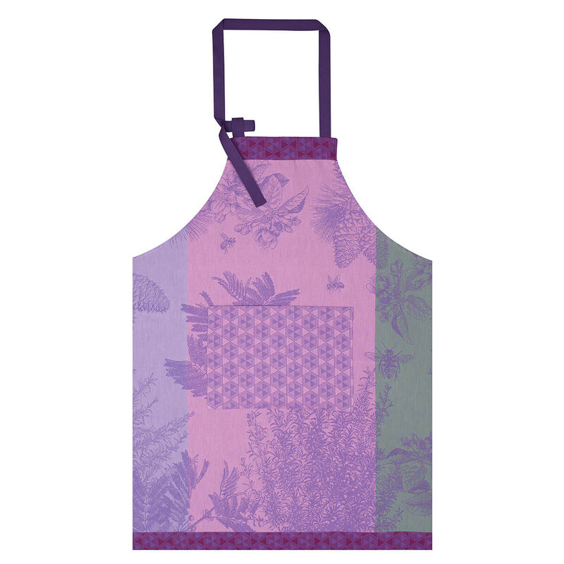 Apron Miel de Nectar, Purple - Le Jacquard Français (35in x 38in)