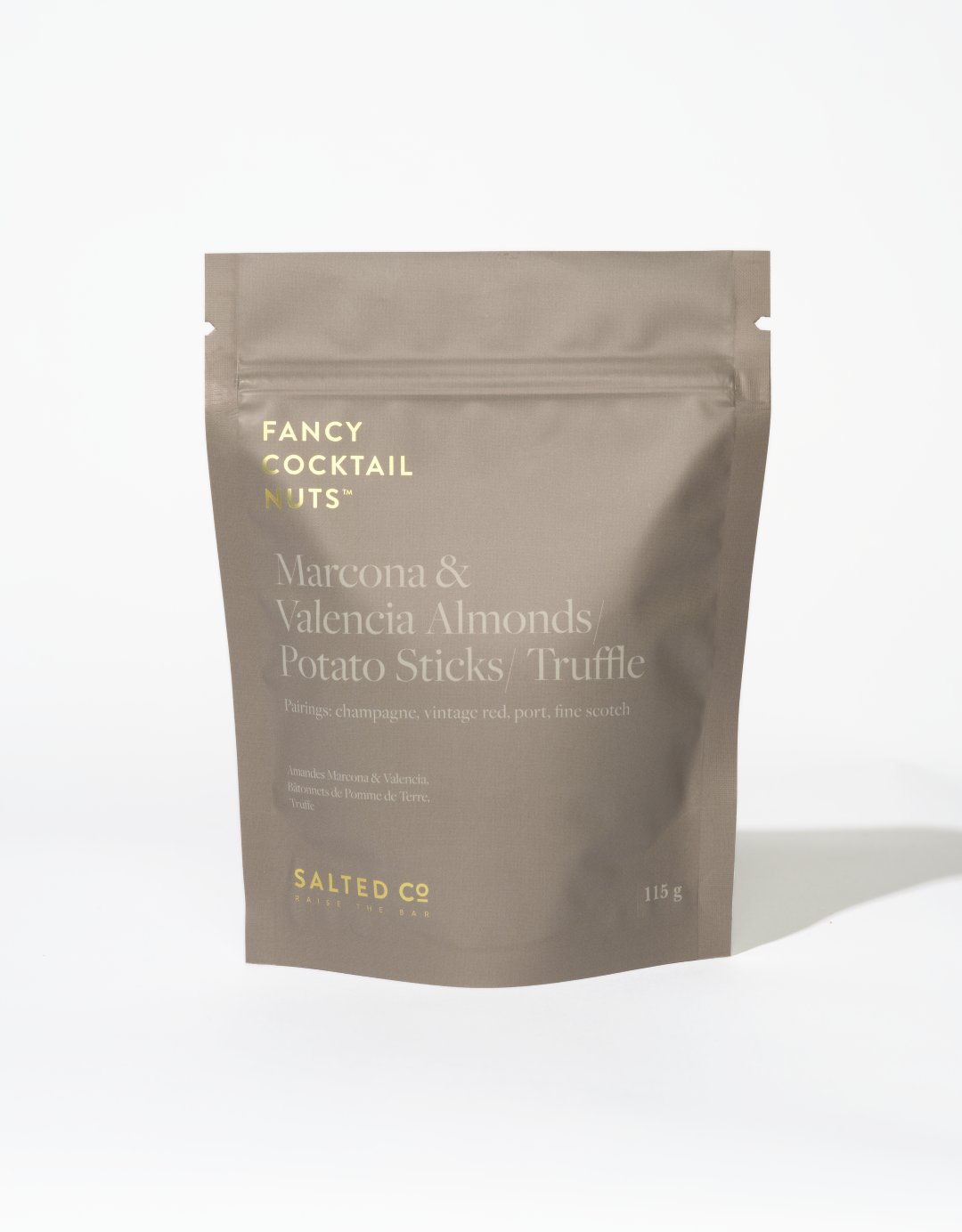 Marcona & Valencia Almonds, Potato Sticks, Truffle - Salted Co. (4oz / 115g)