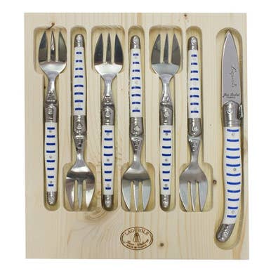 Oyster Set, Mariniere (7-piece) - Jean Dubost Laguiole