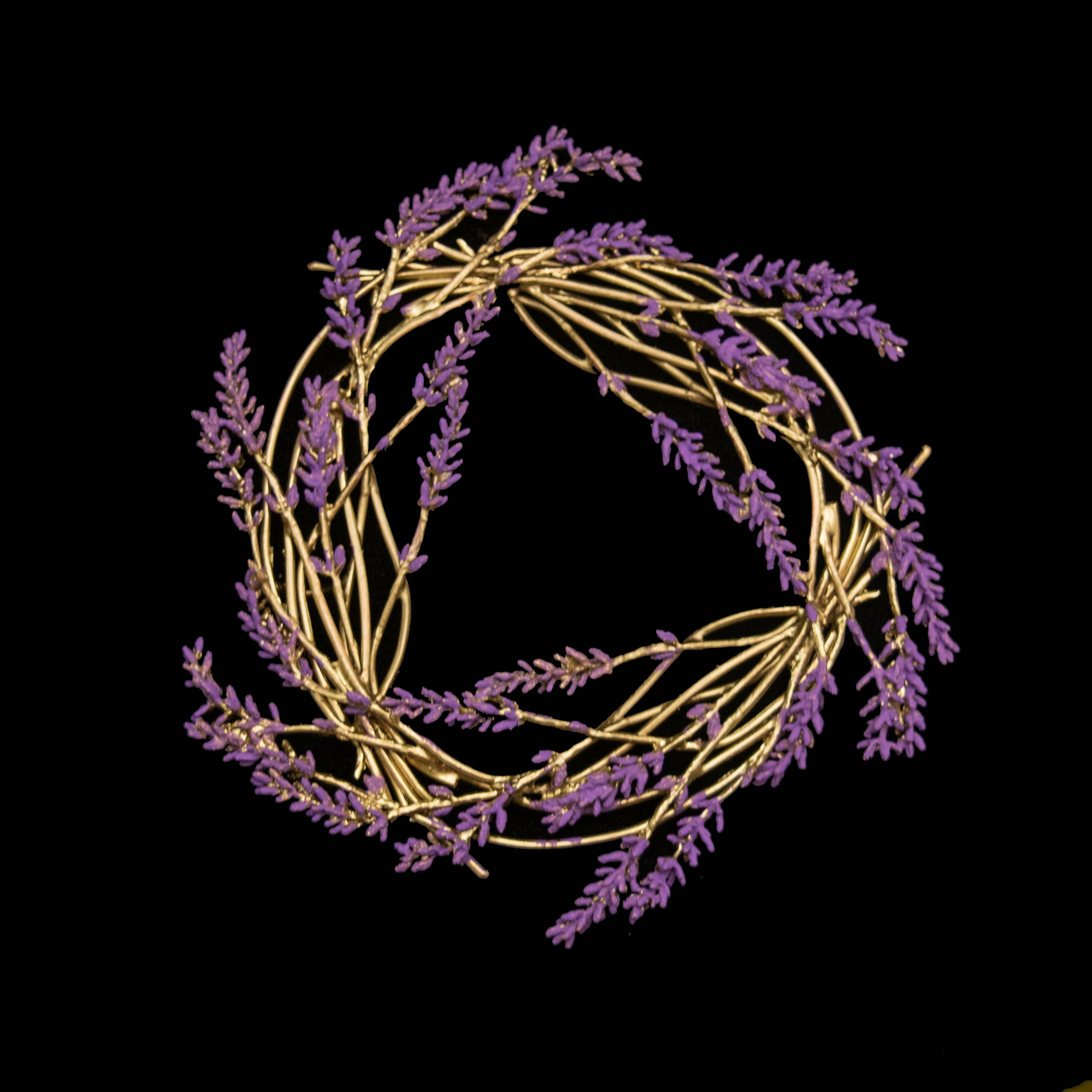 Lavender Trivet - Michael Michaud (6-inch)